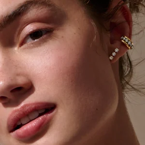 Anniversary Triple Diamond Studs