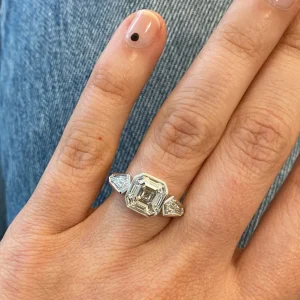 Bespoke Asscher Cut Diamond "Autumn" Ring
