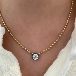 Bespoke Connexion Solitaire Necklace