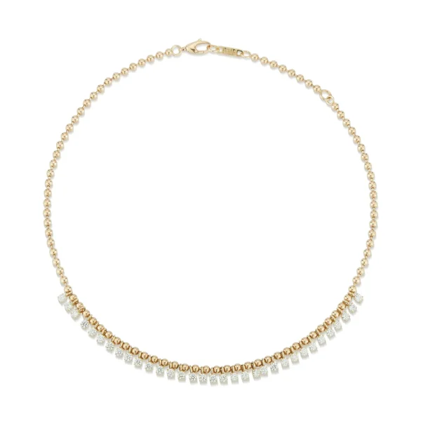 Connexion Diamond Fringe Necklace