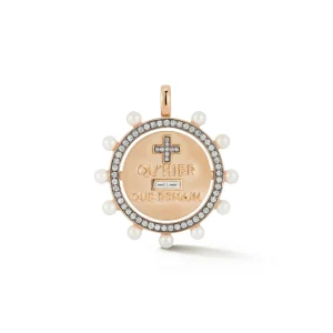 Love Notes Diamond and Pearl Love Pendant