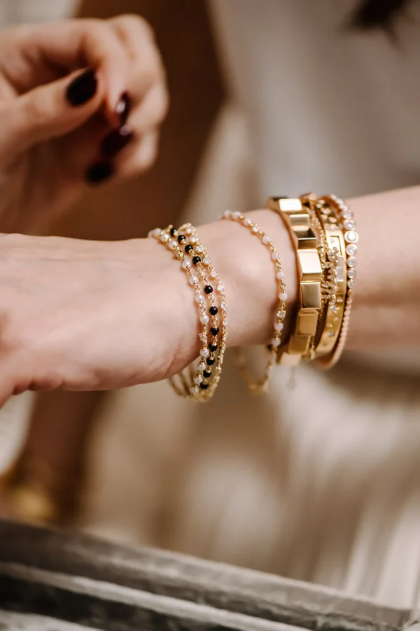 Love Notes Tigers Eye and Diamond Sentiment Bracelet