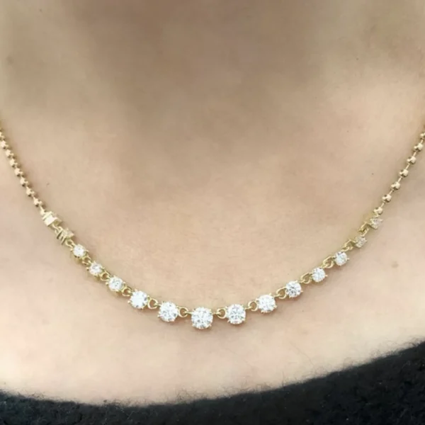 Prive Graduated Diamond Necklace