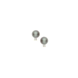 Prive Pearl and Diamond Studs