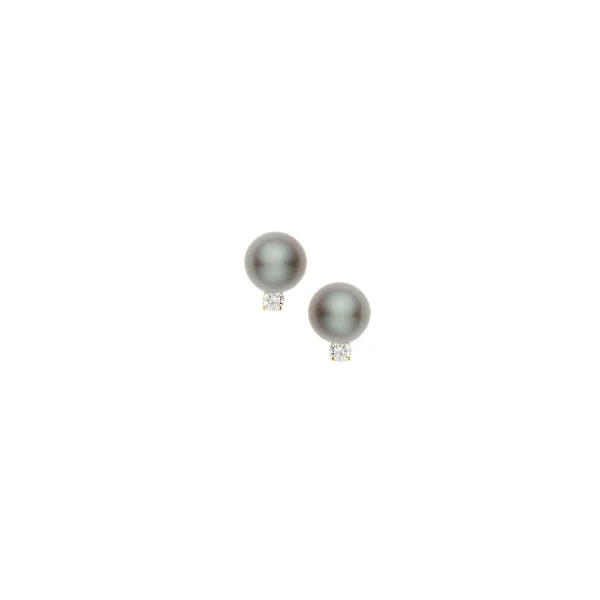 Prive Pearl and Diamond Studs